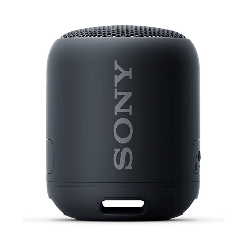 SRSXB12 Extra Bass Portable Bluetooth Speaker Black with Hardshell Carrying Case Bundle 2 Items