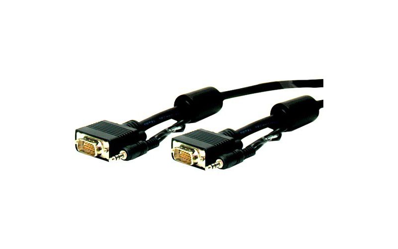 Comprehensive Standard HD15P-P-3ST/A A/V Cable - 3 ft A/V Cable - First End: 1 x 15-pin HD-15 Male VGA, First End: 1 x Mini-phone Male Stereo Audio