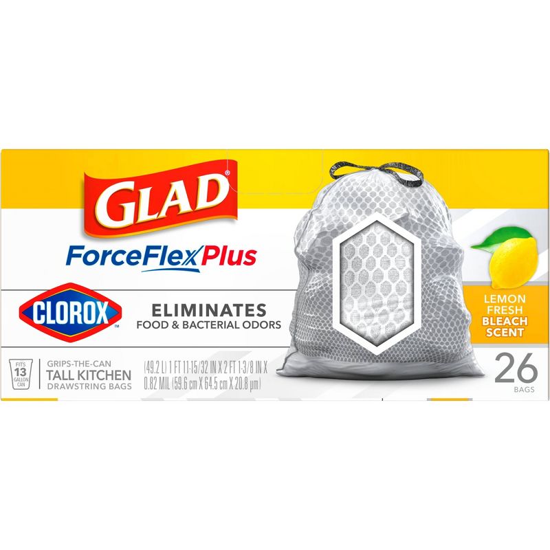 Hefty Strong Extra Large Drawstring Trash Bags - 33 Gallon - 26ct