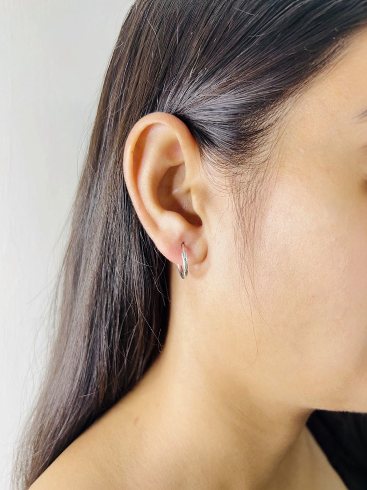 Arte Jewels 925 Sterling Silver Small Hoop Bali Earrings for Girls Kids & Women