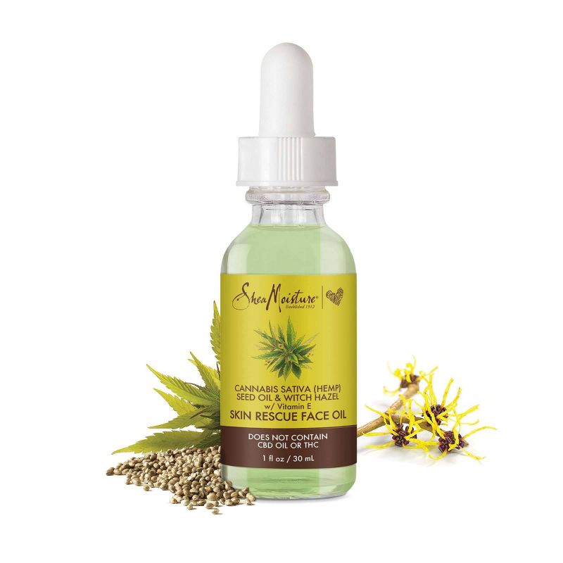 SheaMoisture Cannabis & Witch Hazel Skin Rescue Facial Oil - 1 fl oz
