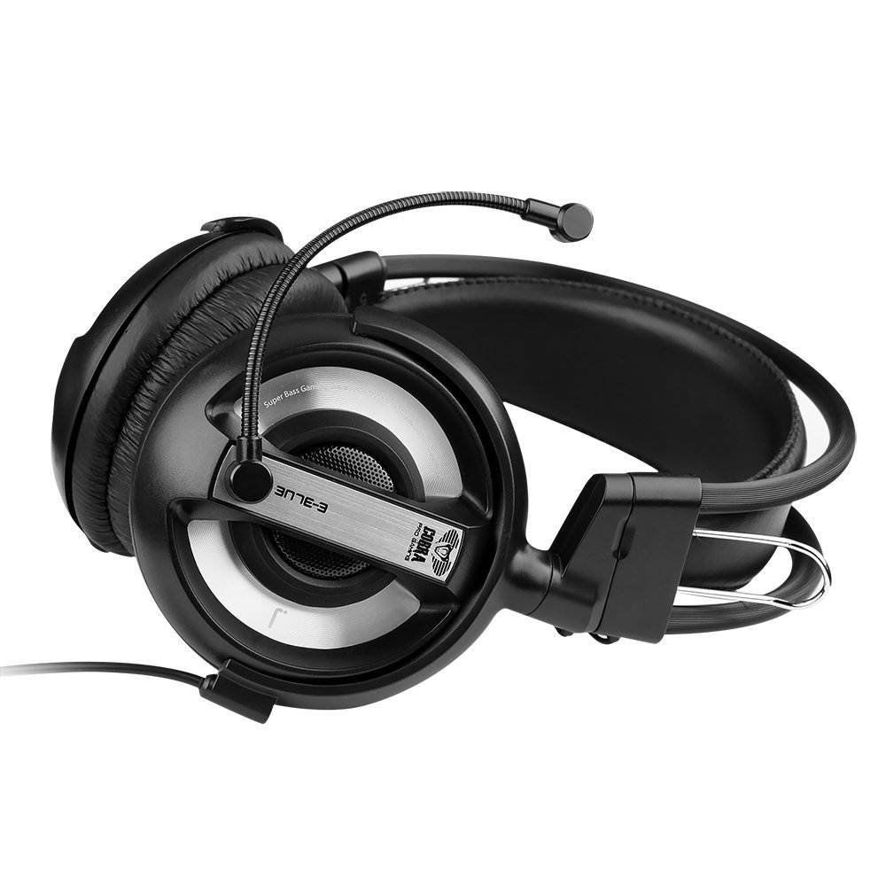 E-3LUE Stereo Gaming Headset,3.5mm Over-Ear Headband Headphone with Microphone for PC Computer Laptop