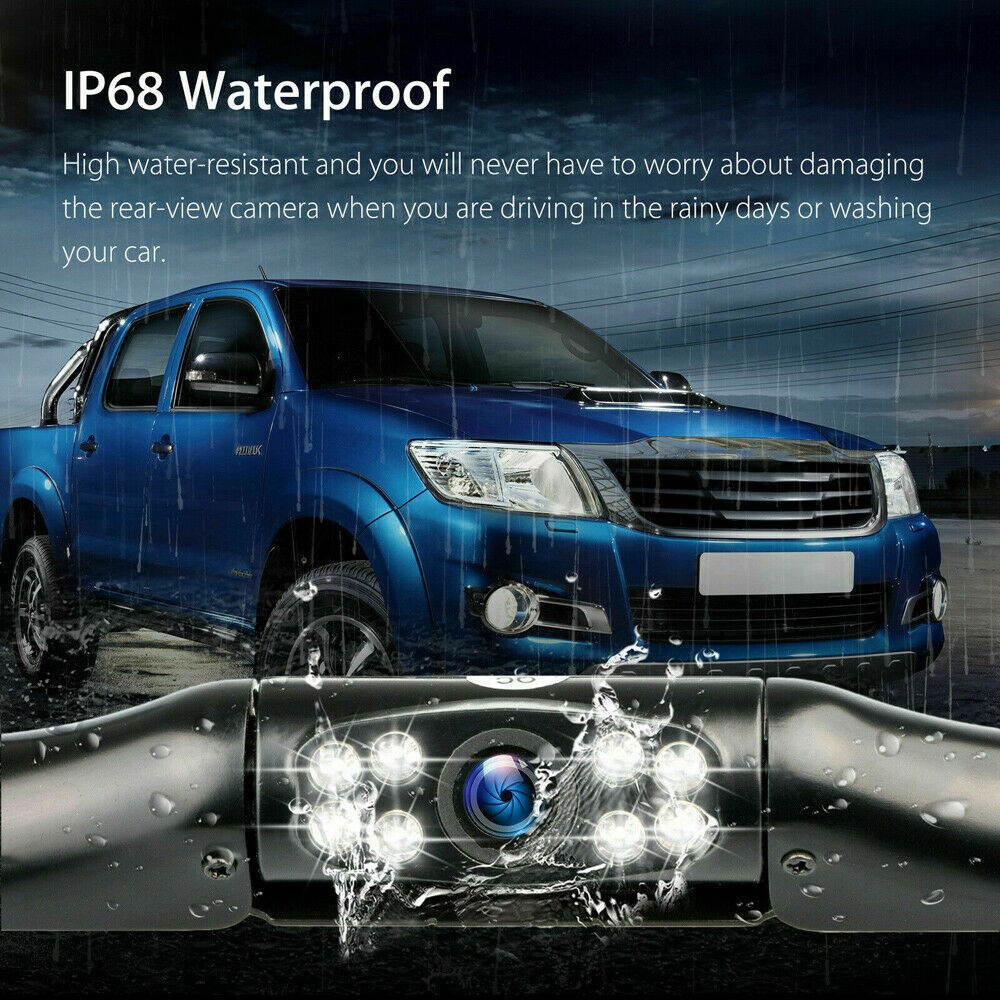 Parking Camera Wide 170&deg; Waterproof Night Vision Car Rear View Reverse Backup US
