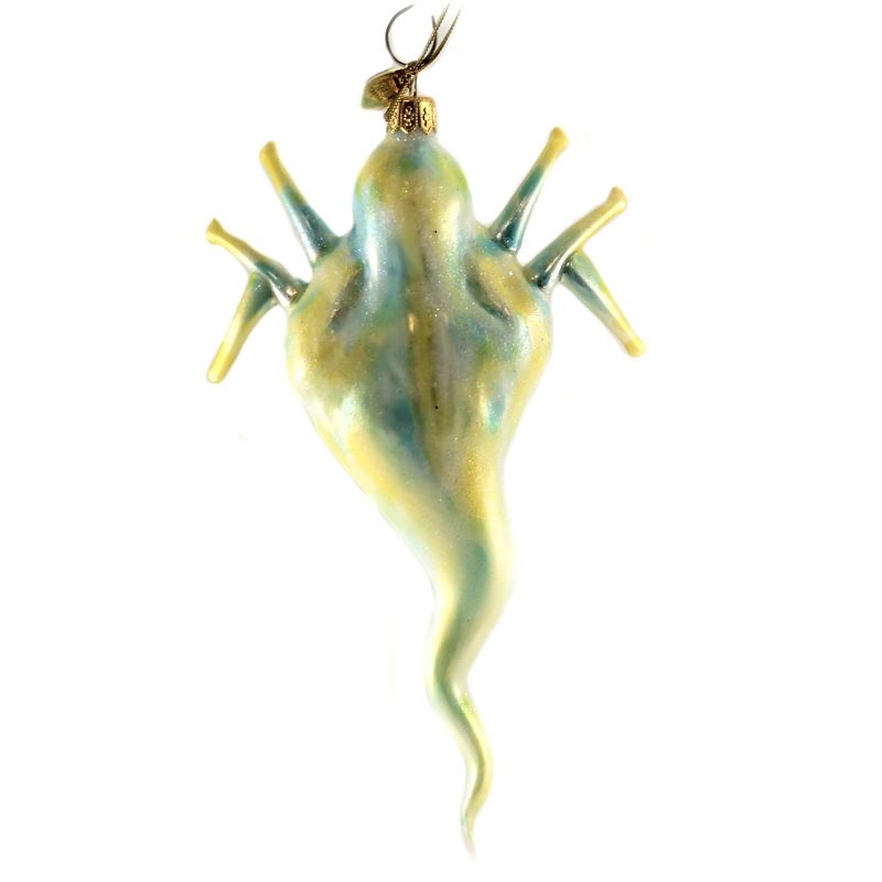 Morawski 7.0" Scaredy Ghost Ornament Halloween Free Blown  -  Tree Ornaments