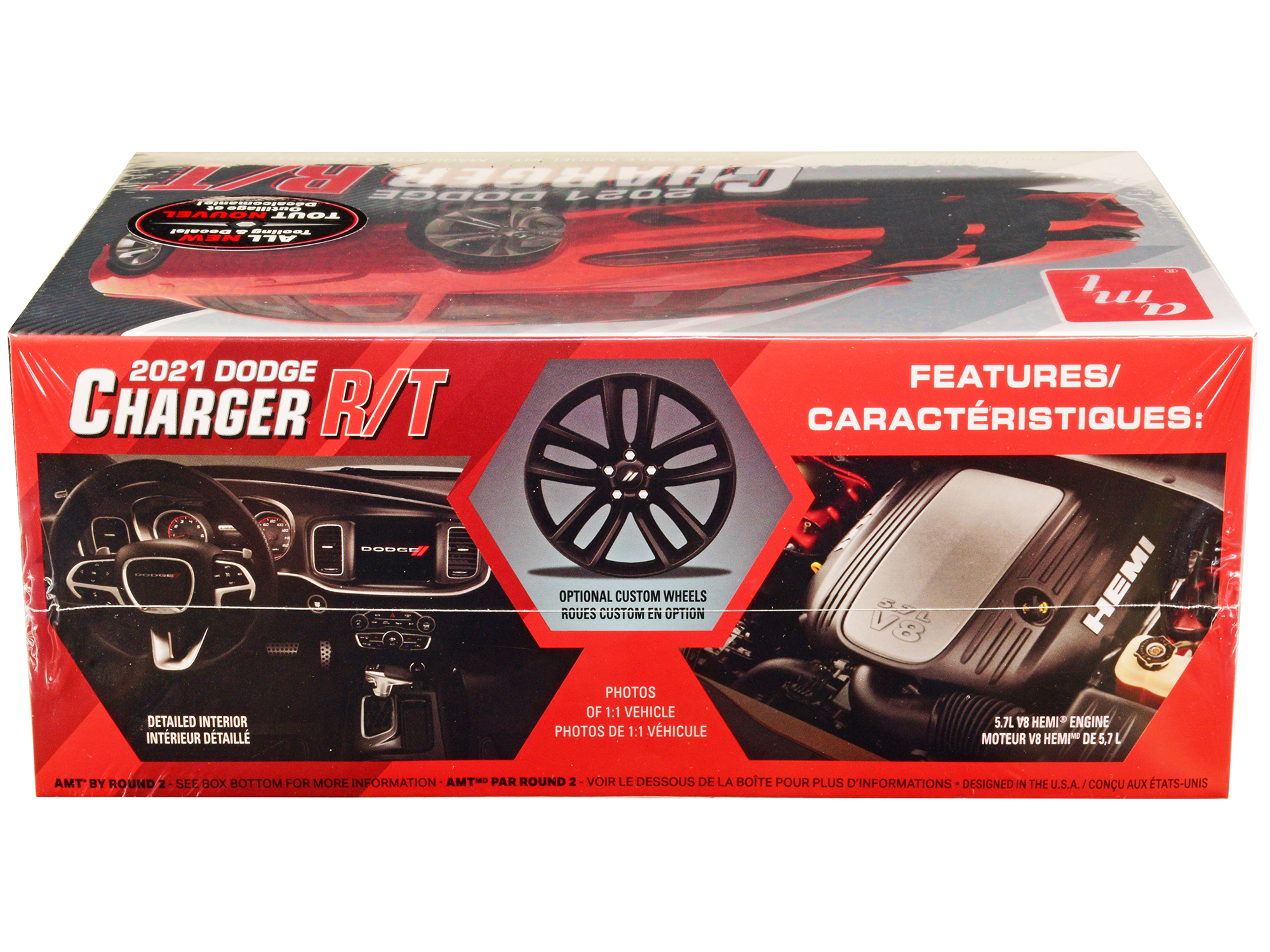 Level 4 Model Kit 1970 Dodge Challenger T/A "Streetburner" 2-in-1 Kit 1/24 Scale Model by Revell