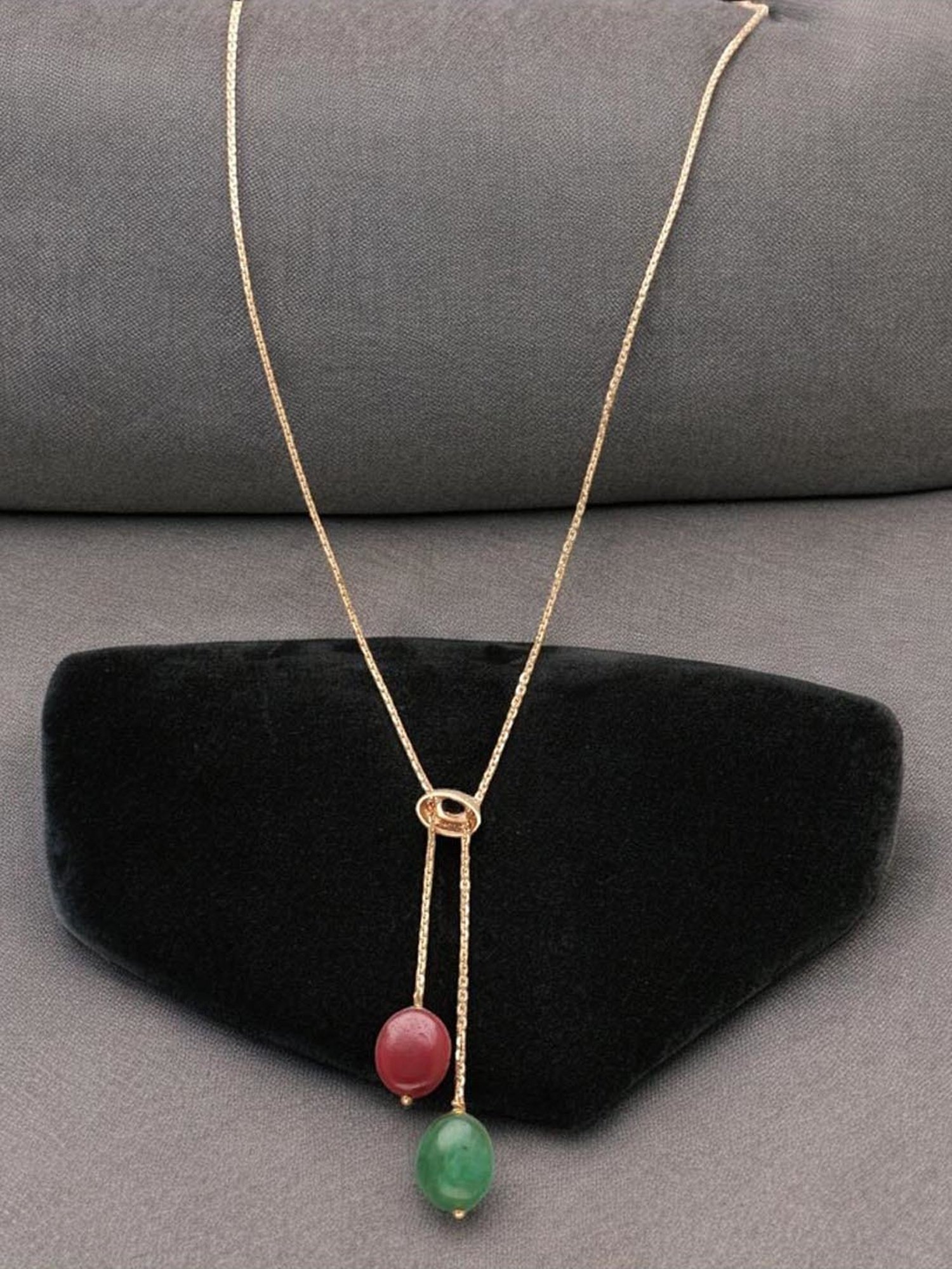 Sri Jagdamba Pearls Anvi 18k Rose Gold Chain for Women & Girls