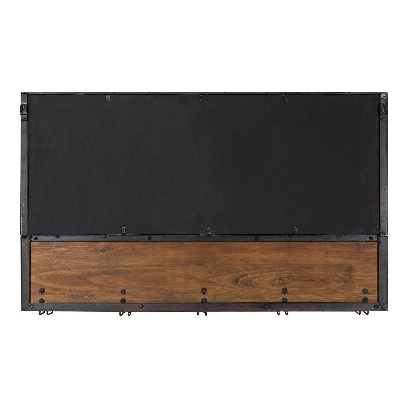 36" x 22" Coburn Functional Wall Mirror Brown - Kate & Laurel All Things Decor