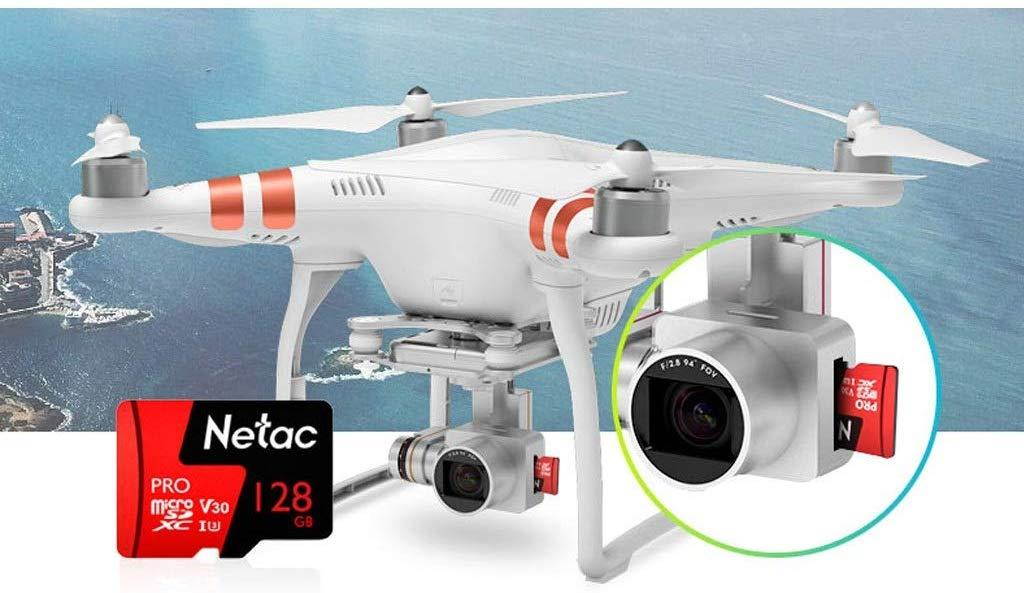 LQNCK TF Card High Speed MicroSD Memory Card Mobile Phone SLR Drone Game Machine Memory Card High Speed Memory Card Handheld Camera Drone Memory Card 16GB 32GB 64GB 128GB 256GB (Capacity : 128G Blue)