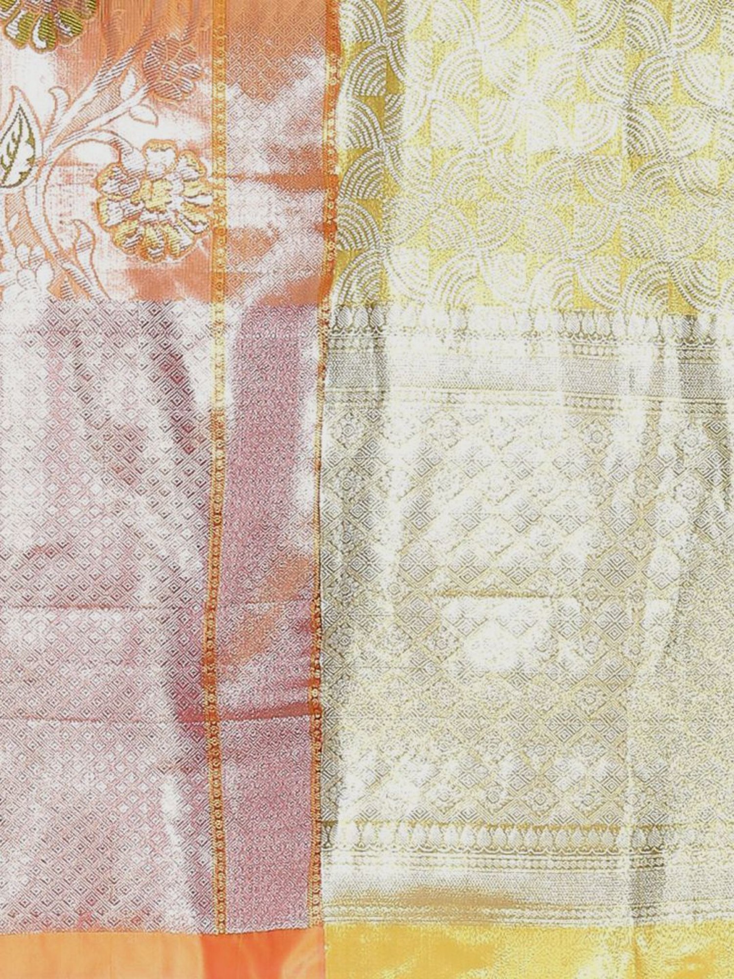 Banarasi Silk Works Green Woven Saree With Unstitched Blouse