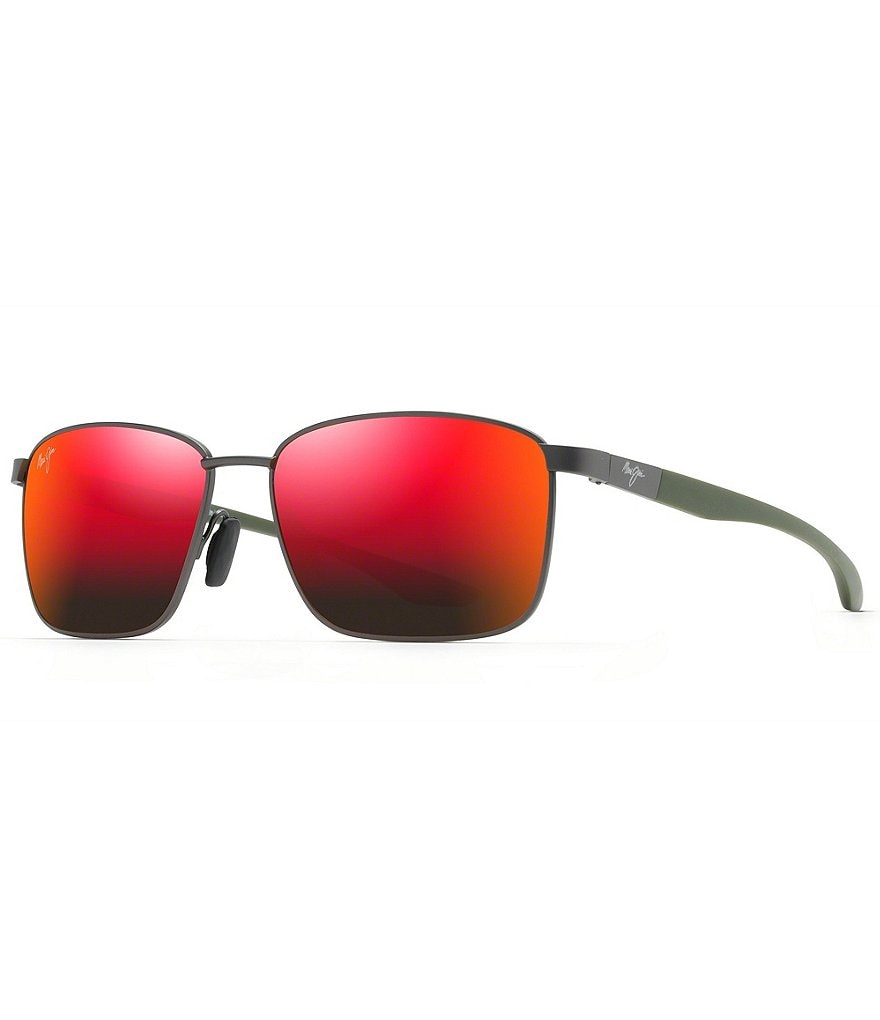 Maui Jim Men's Ka'ala PolarizedPlus2&reg; Square 58mm Sunglasses