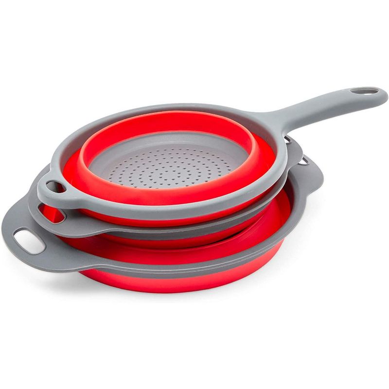 Norpro Stainless Steel Chinois Fine Mesh Soup Sauce Strainer Juicer with Stand and Rubberwood Pestle, Silver