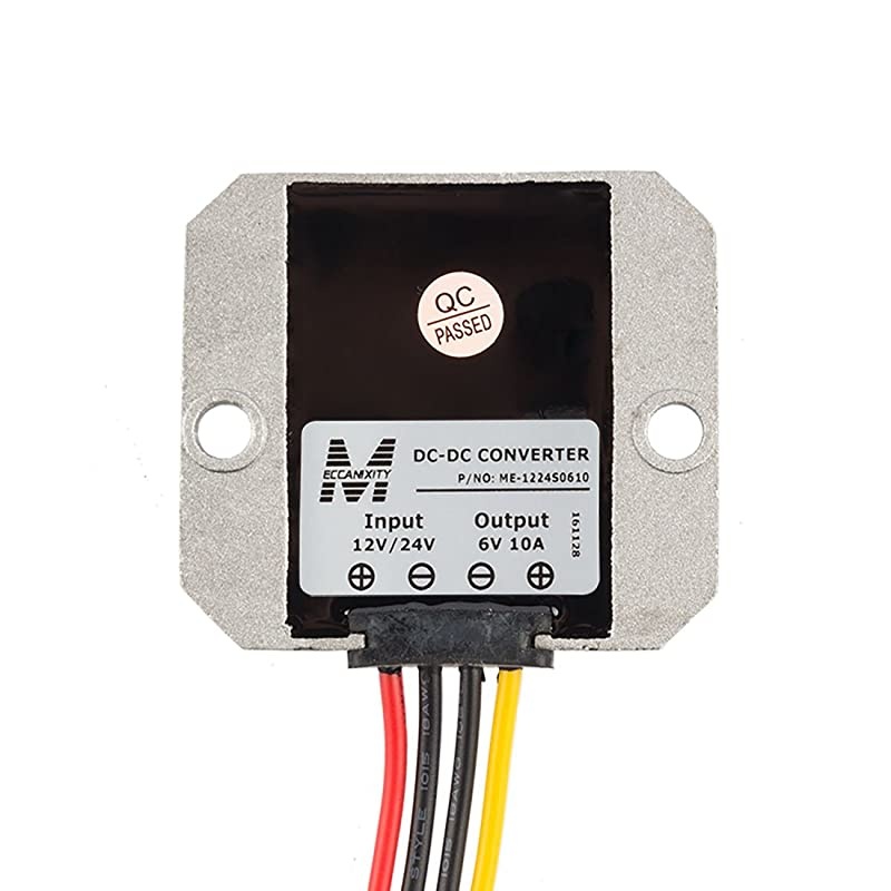 Power Voltage Converter DC 12V/24V to DC 6V 10A 60W Waterproof Voltage Convert Transformer