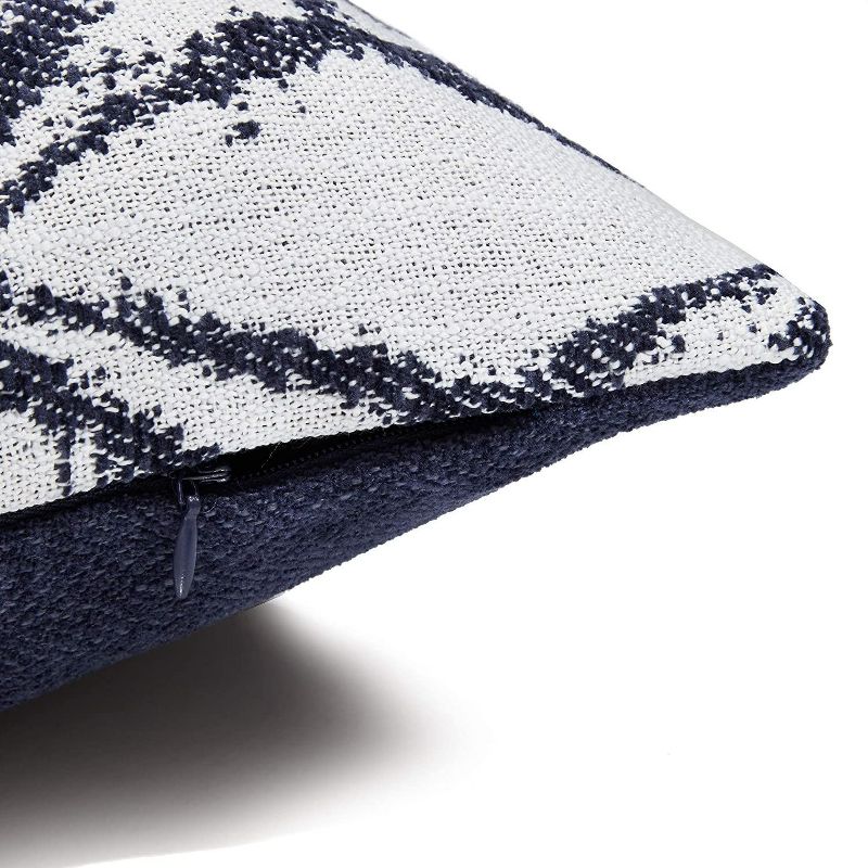 2pk Mina Victory Life Styles Solid Velvet Pillow Covers Brown - Nourison