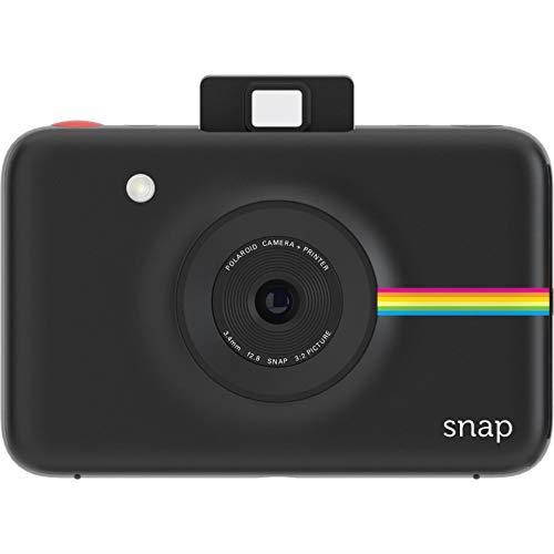 Snap Instant Digital Camera Black with ZINK Zero Ink Printing Technology