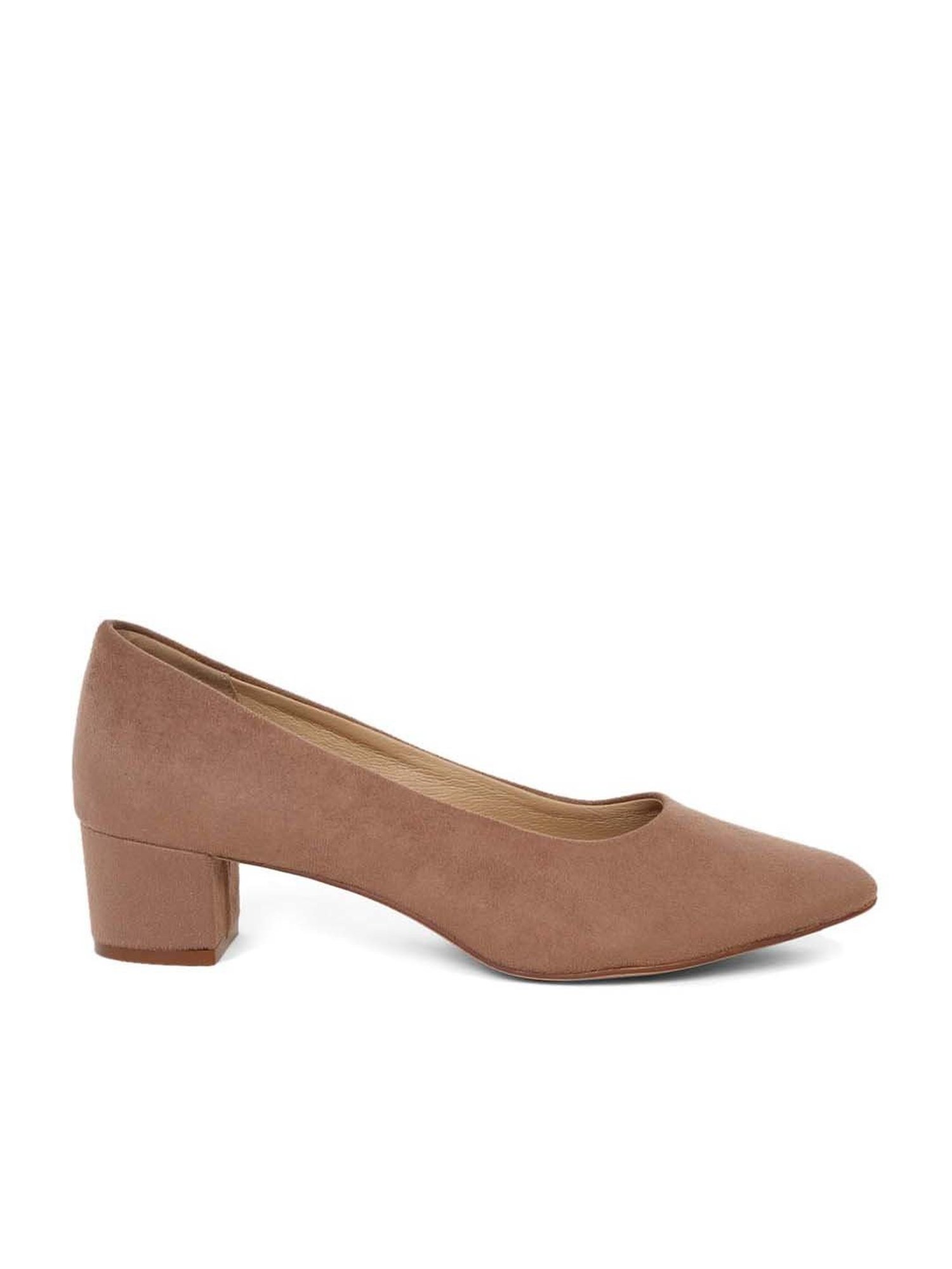 Flat N Heels Women's Khaki Casual Pumps