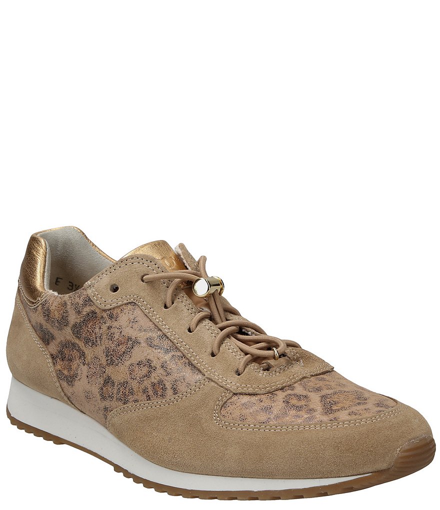 Paul Green Elvis 2021 Leather and Leopard Print Sneakers