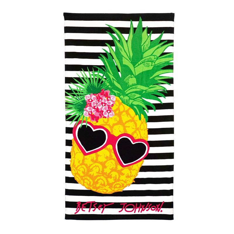 2pk Island Vibes Chill Pineapple Beach Towel - Betseyville
