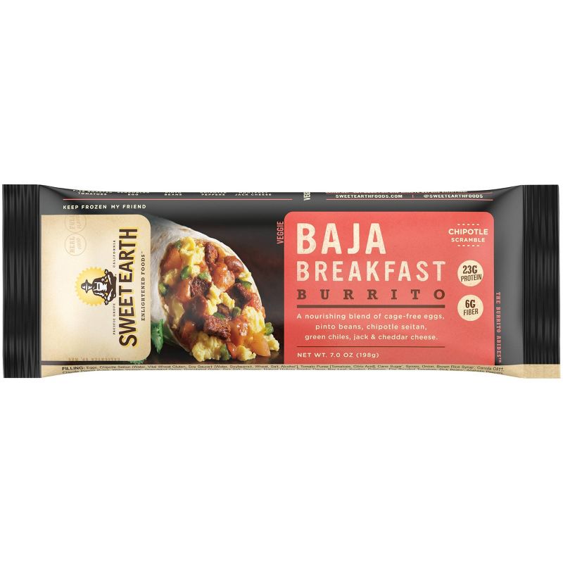 Sweet Earth Baja Frozen Breakfast Burrito - 7oz