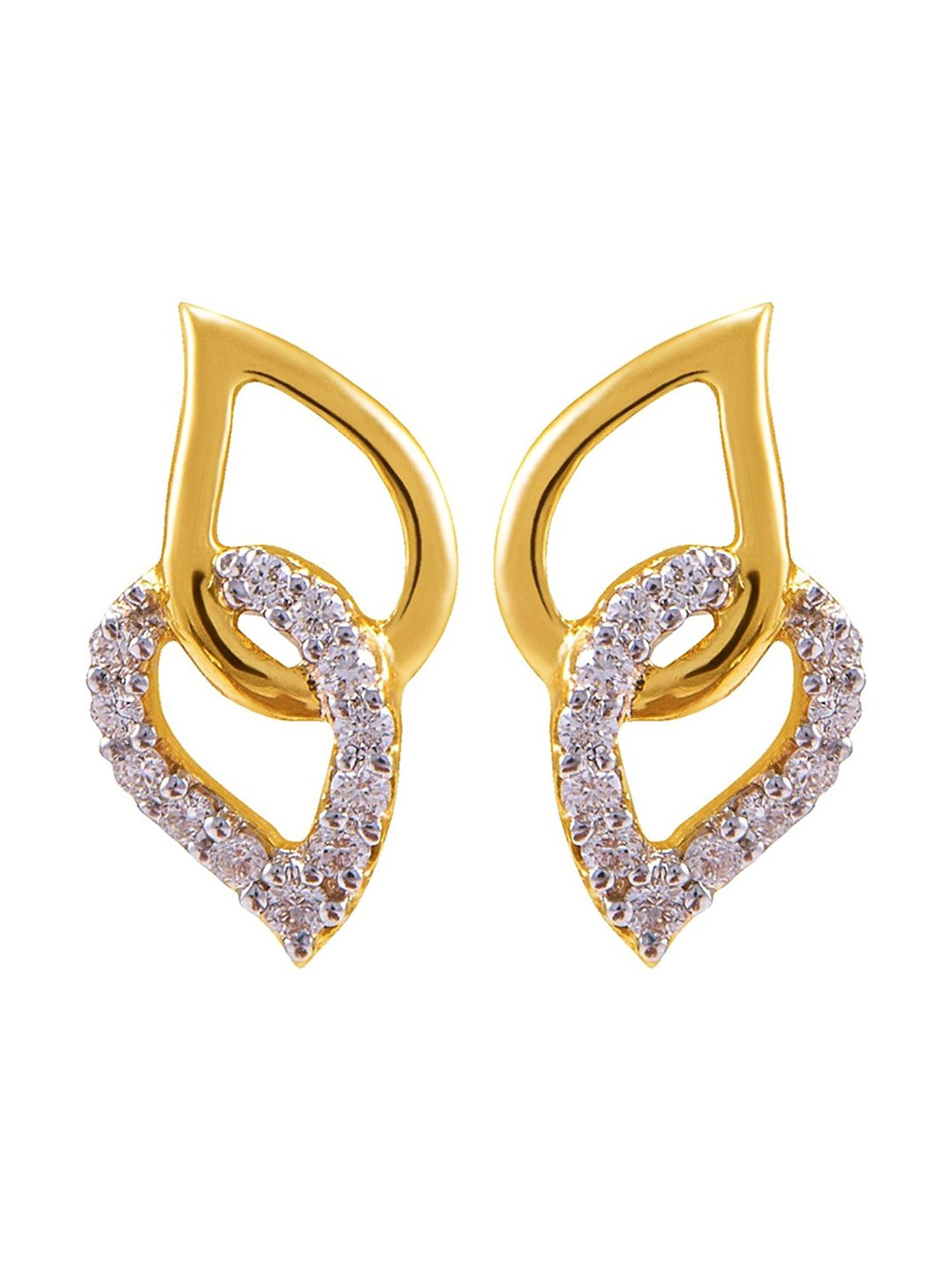 Joyalukkas 18 kt Gold & Diamond Earrings