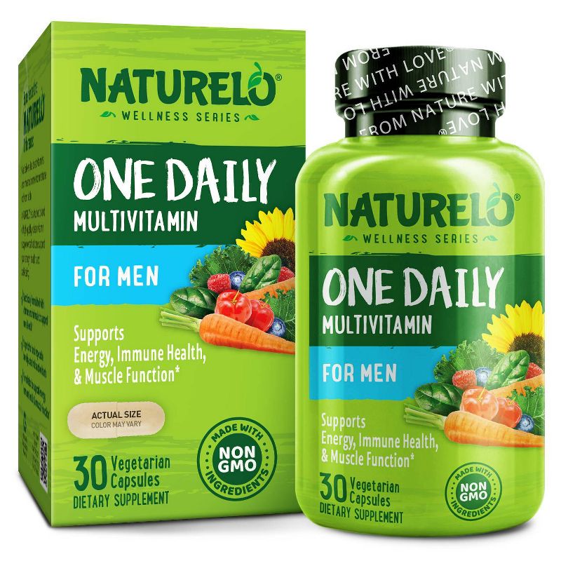 Naturelo One Daily Men Multivitamin Capsules - 30ct