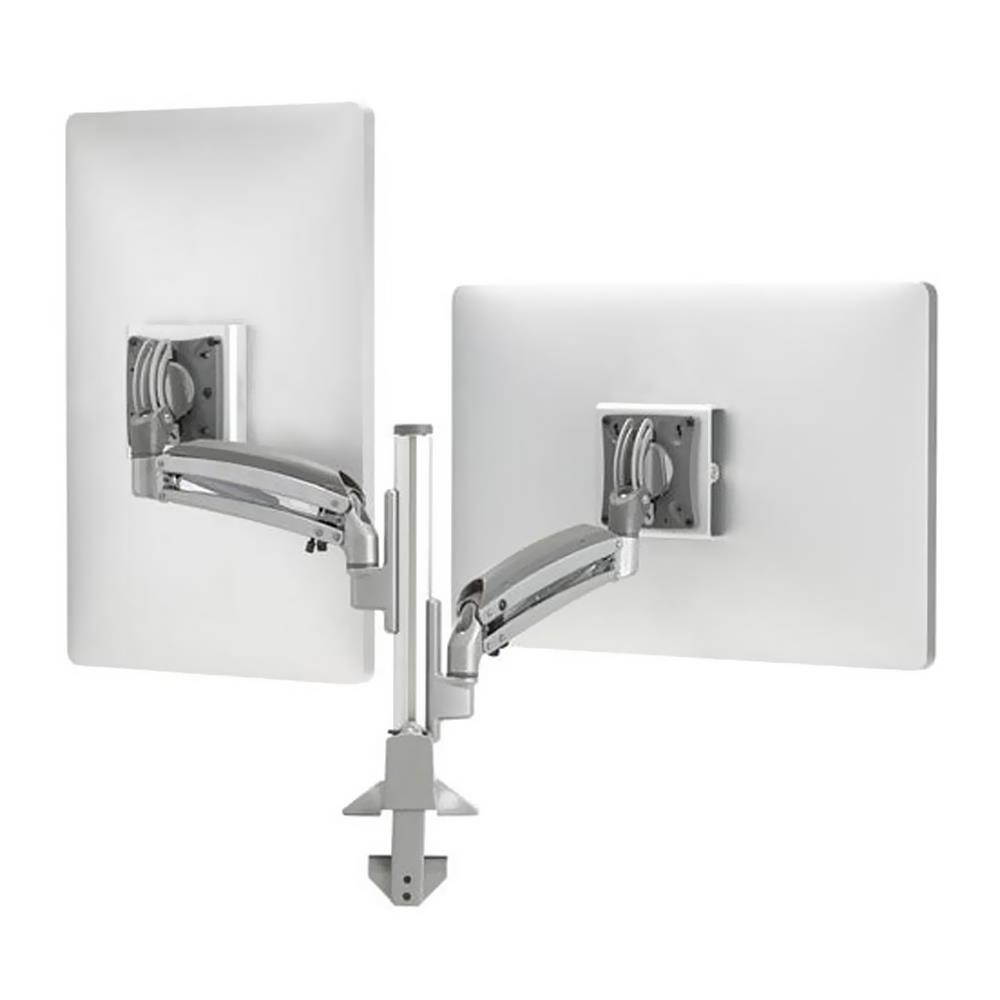 K1 Clmn MNT Dual Display 1l Arm, Silver