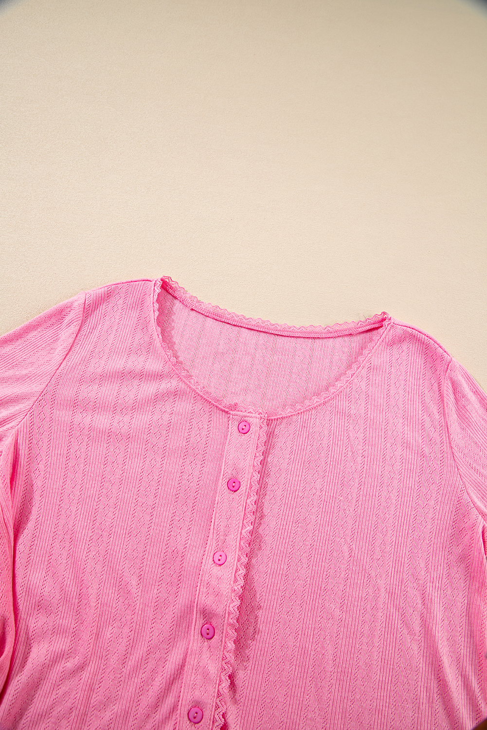 White Christmas Pullover and Drawstring Pants Pajama Set