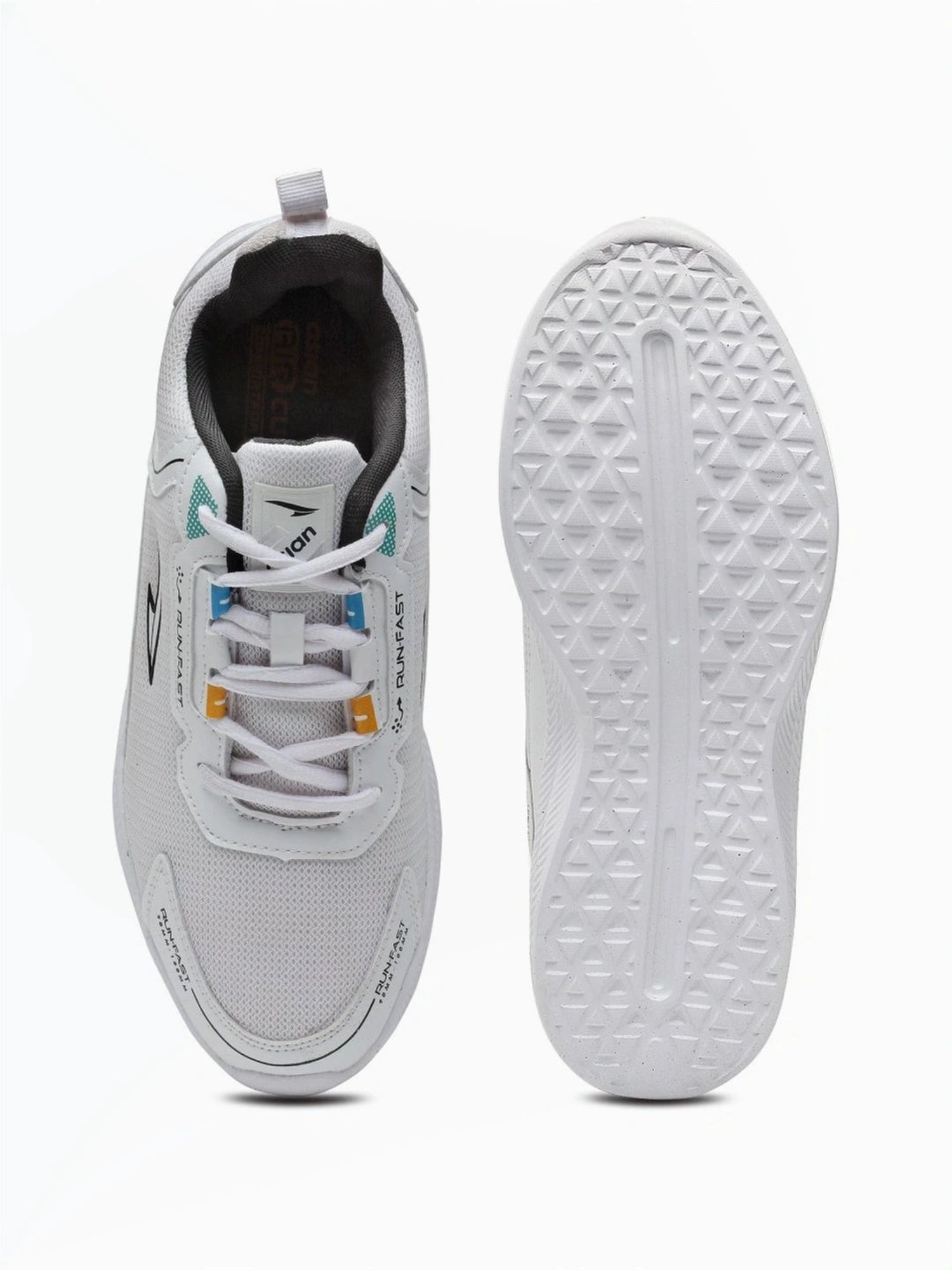 Asian Men's White Running Shoes