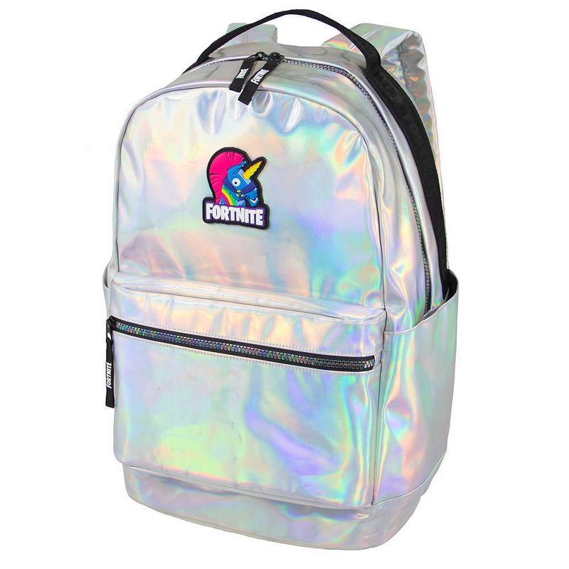 Fortnite 18" Stamped Backpack - Iridescent