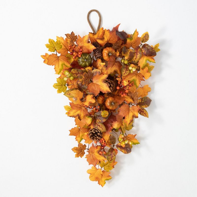 Ornaments To Remember Harvest Pumpkin Ivory Halloween Fall Gourd Vegetable  -  Tree Ornaments