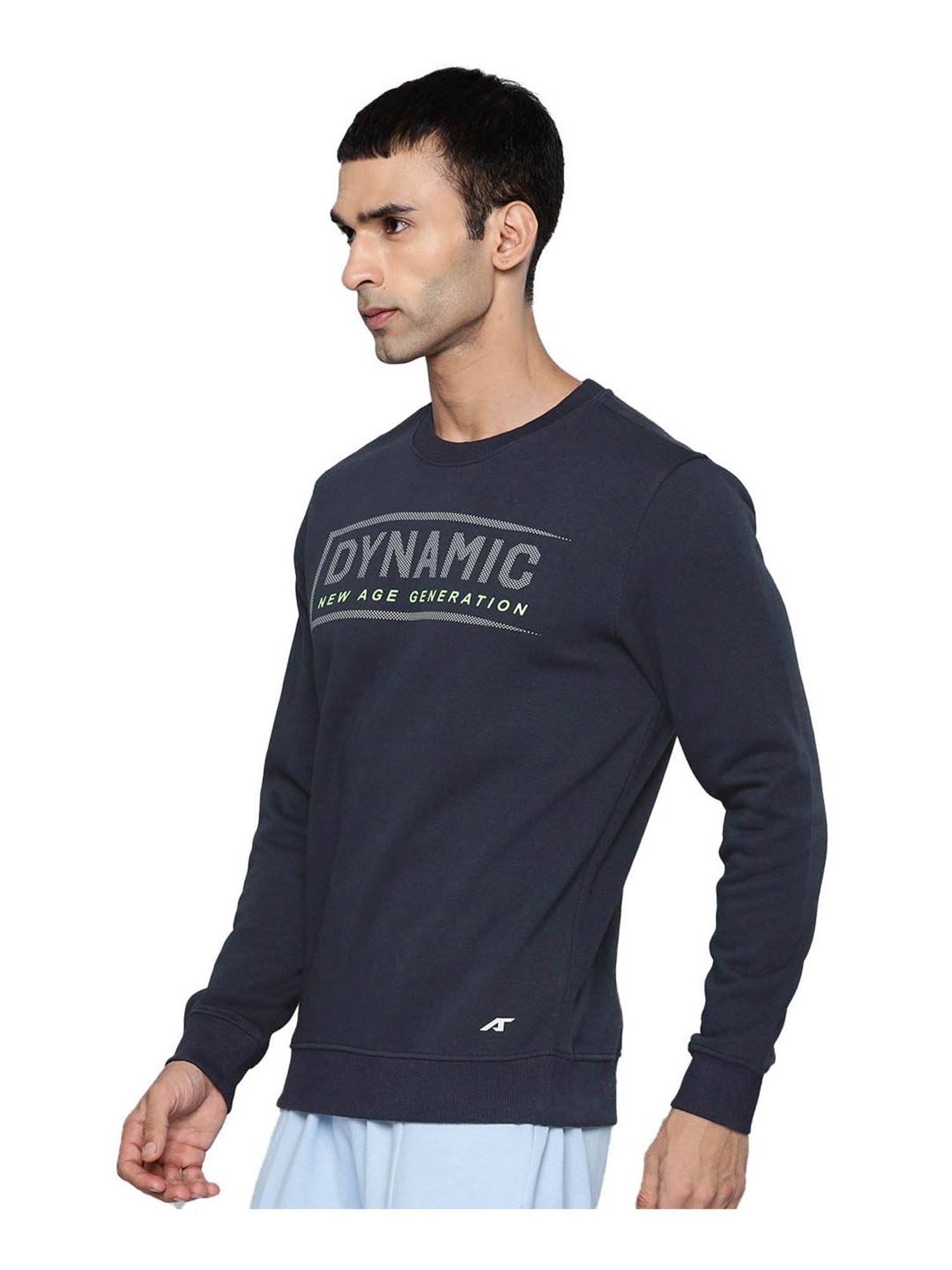 ALCIS Navy Graphic Print Sweatshirt