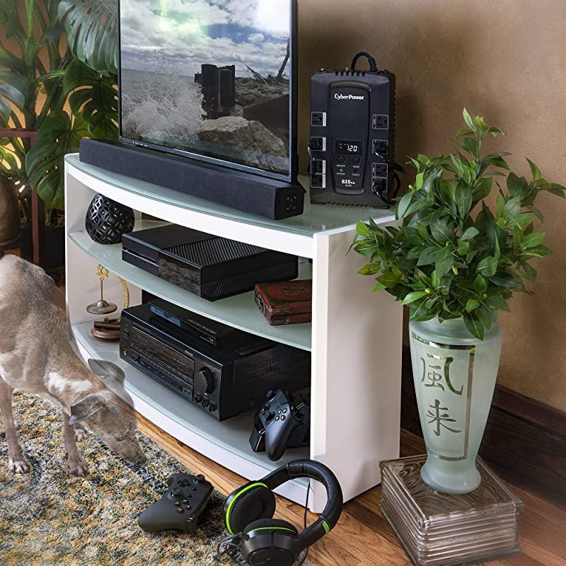 CP825AVRLCD Intelligent LCD UPS System 825VA450W 8 Outlets AVR Compact Black