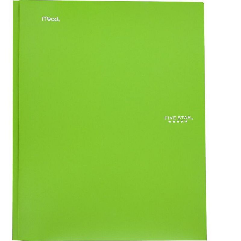 Mead Folder w/ Pocket and Flap 3-Prongs Assorted 34030