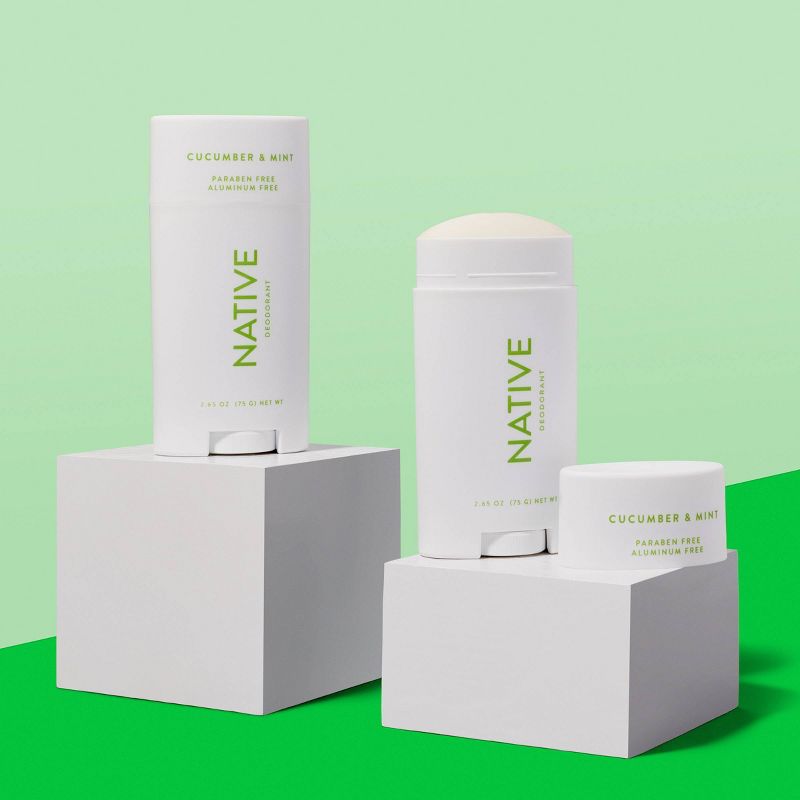 Native Cucumber & Mint Deodorant - 2.65oz/3pk