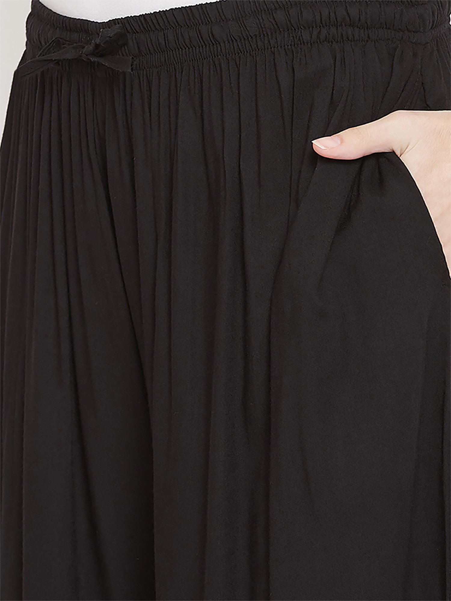 Castle Black Regular Fit Palazzos