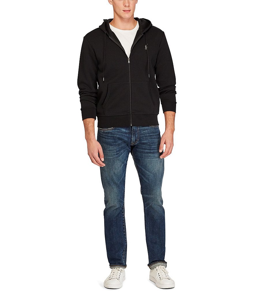 Cutter & Buck Big & Tall Traverse Stripe Performance Stretch Half-Zip Pullover