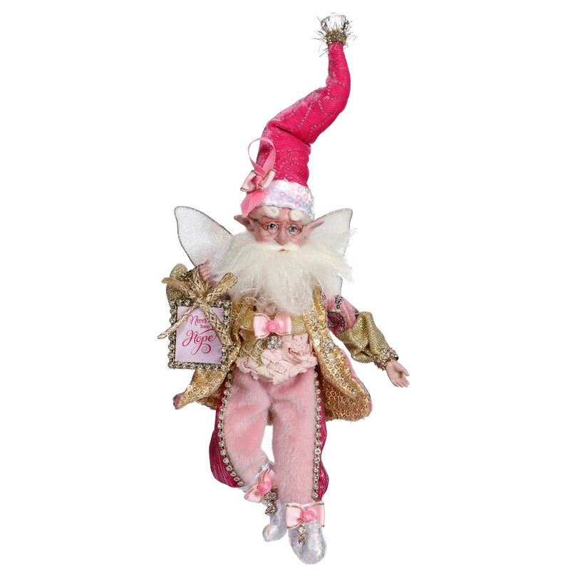 Mark Roberts Products 10" Spirit of Hope Breast Cancer Awareness Fairy Small - Pink/Gold