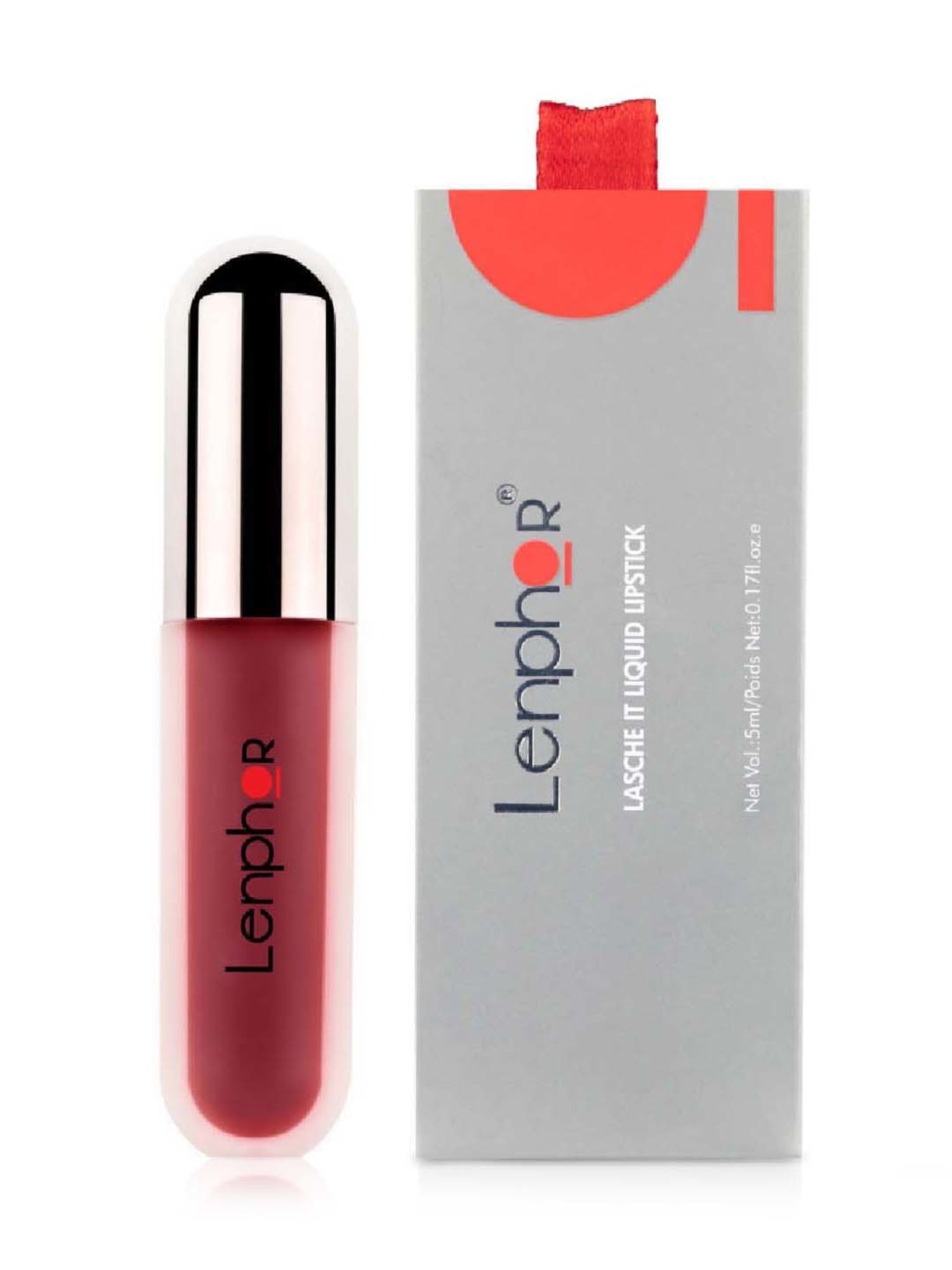 Lenphor Lasche It Liquid Lipstick Vermilion Wine 01 - 5 ml