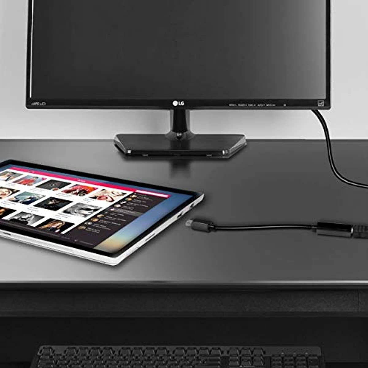 Mini DisplayPort to HDMI Adapter - MiniDP to HDMI - Thunderbolt/MiniDP to HDMI Cable Adapter - Black - 2 Pack