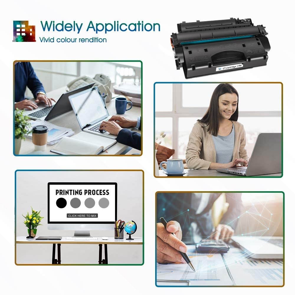 Cool Toner Compatible Toner Cartridge Replacement for Canon 119 II 119II Toner for Canon ImageClass MF6160dw MF414dw MF5950dw MF5880dn MF5850dn MF416dw LBP253dw LBP6300dn MF5960dn (Black, 2-Pack)