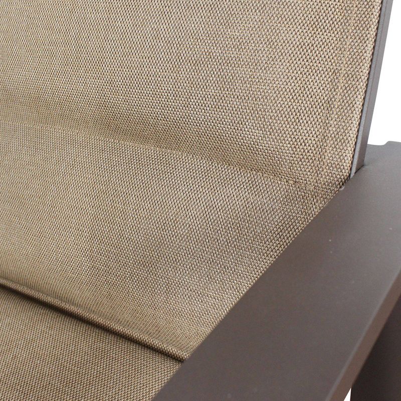 Santorini 7pc 87"/110" Extension Dining Set - Brown - Courtyard Casual