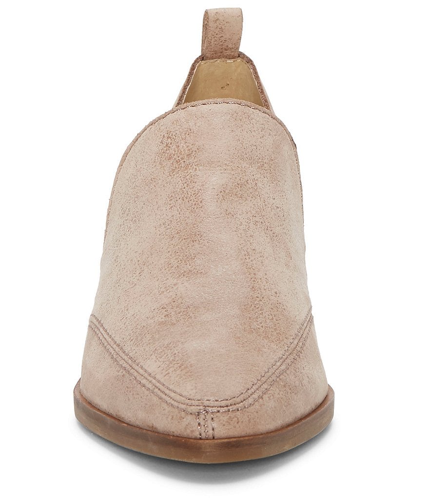 Lucky Brand Mahzan Leather Side Slit Pointed Toe Loafers