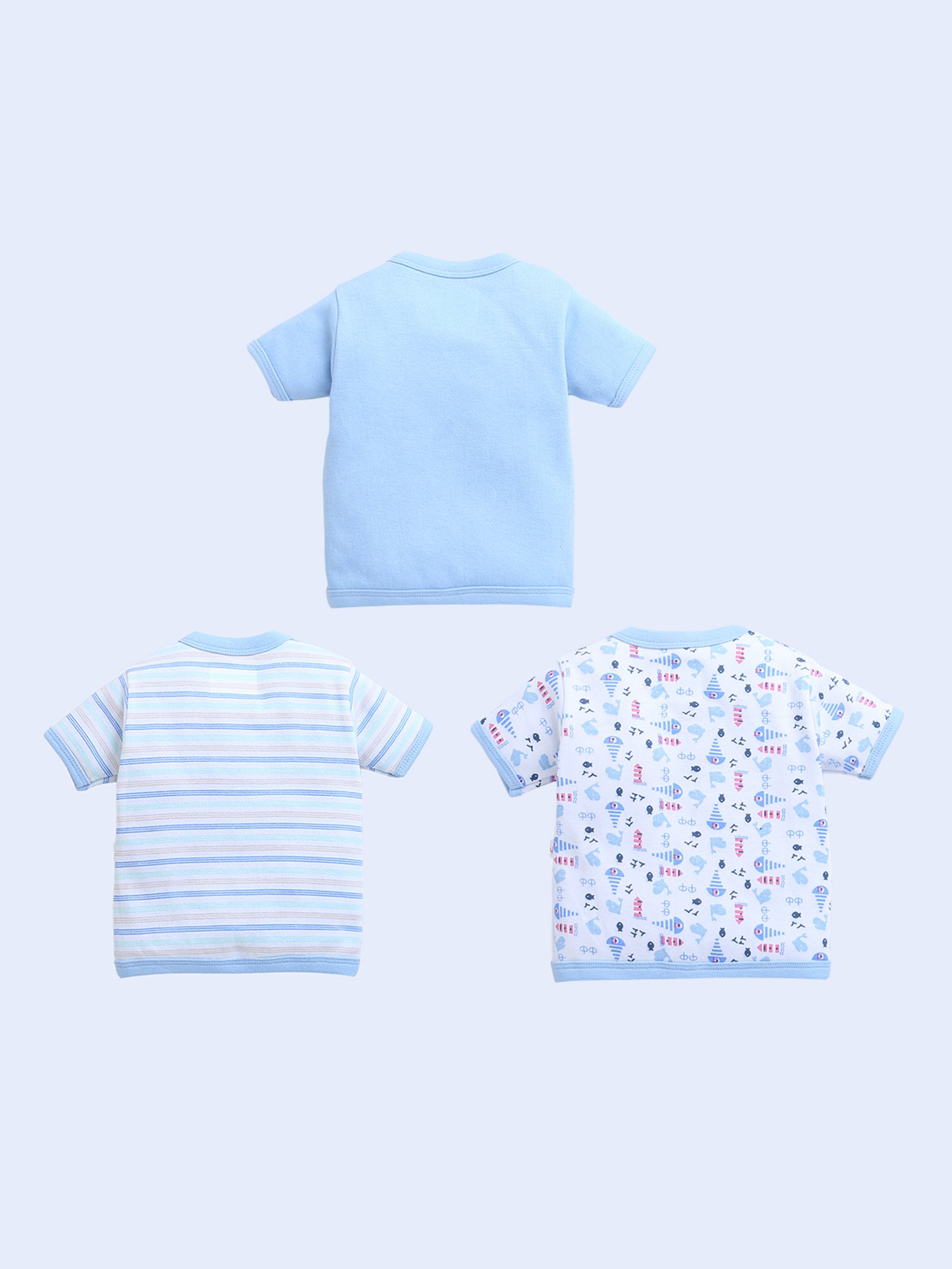 Ed-a-Mamma Baby Green Printed T-Shirt