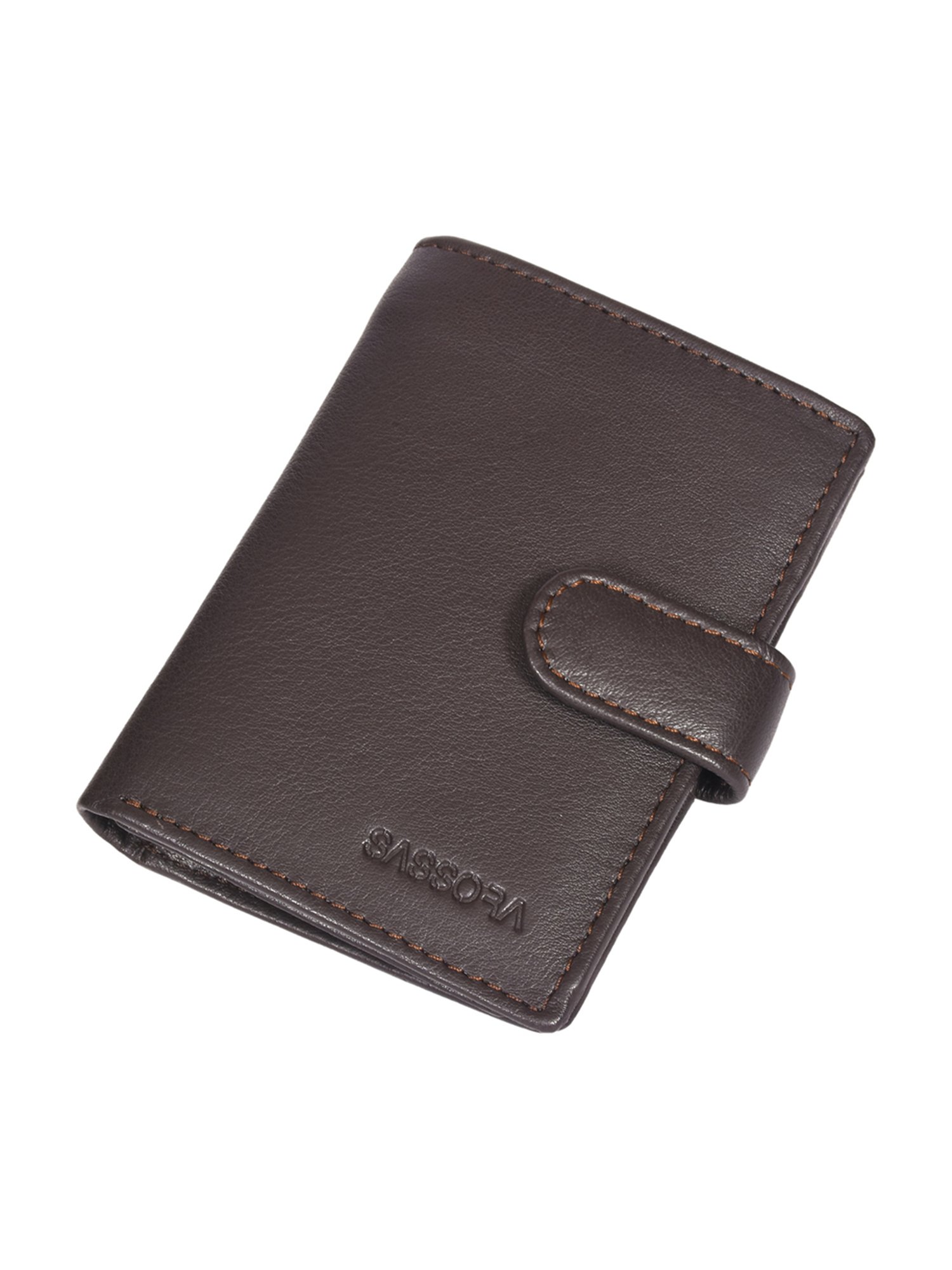 SASSORA Pablo Brown Small Leather Notecase