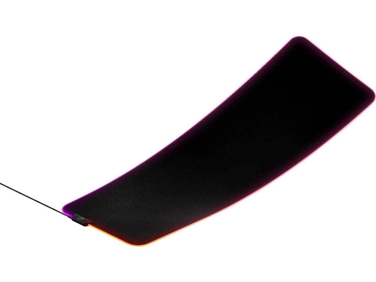 SteelSeries - QcK Prism XL Gaming Mouse Pad with RGB Lighting - Black