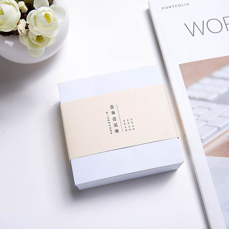 1 Piece Thickened Square Bricks Notes N times Sticky Notes Simple Stationery Blank Tearable Notes Adhesive Sticky Notes 400 Sheets/set 0732 White/N times sticky notes