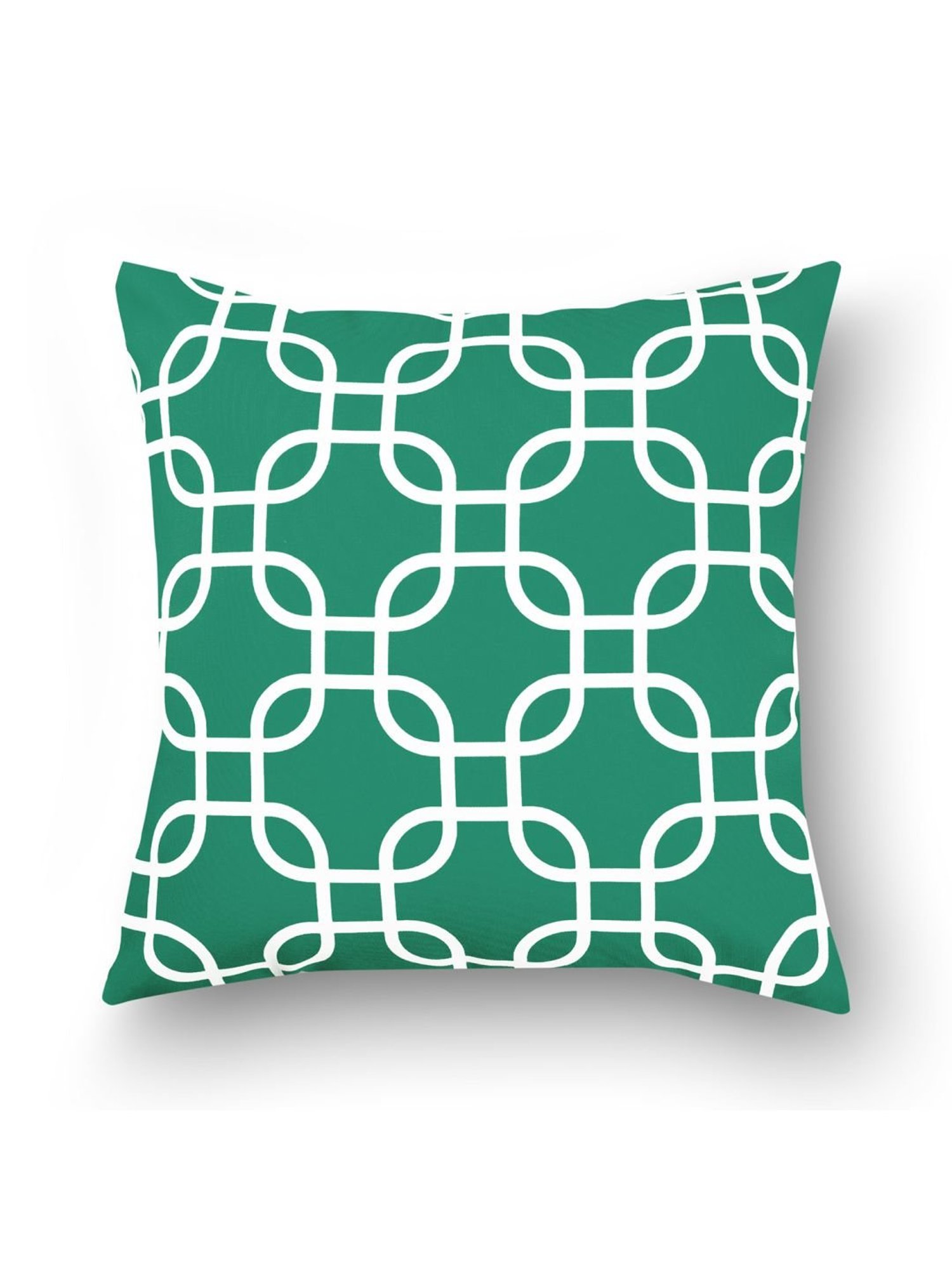 SEJ by Nisha Gupta Green & White Cushion Covers - Set of 3