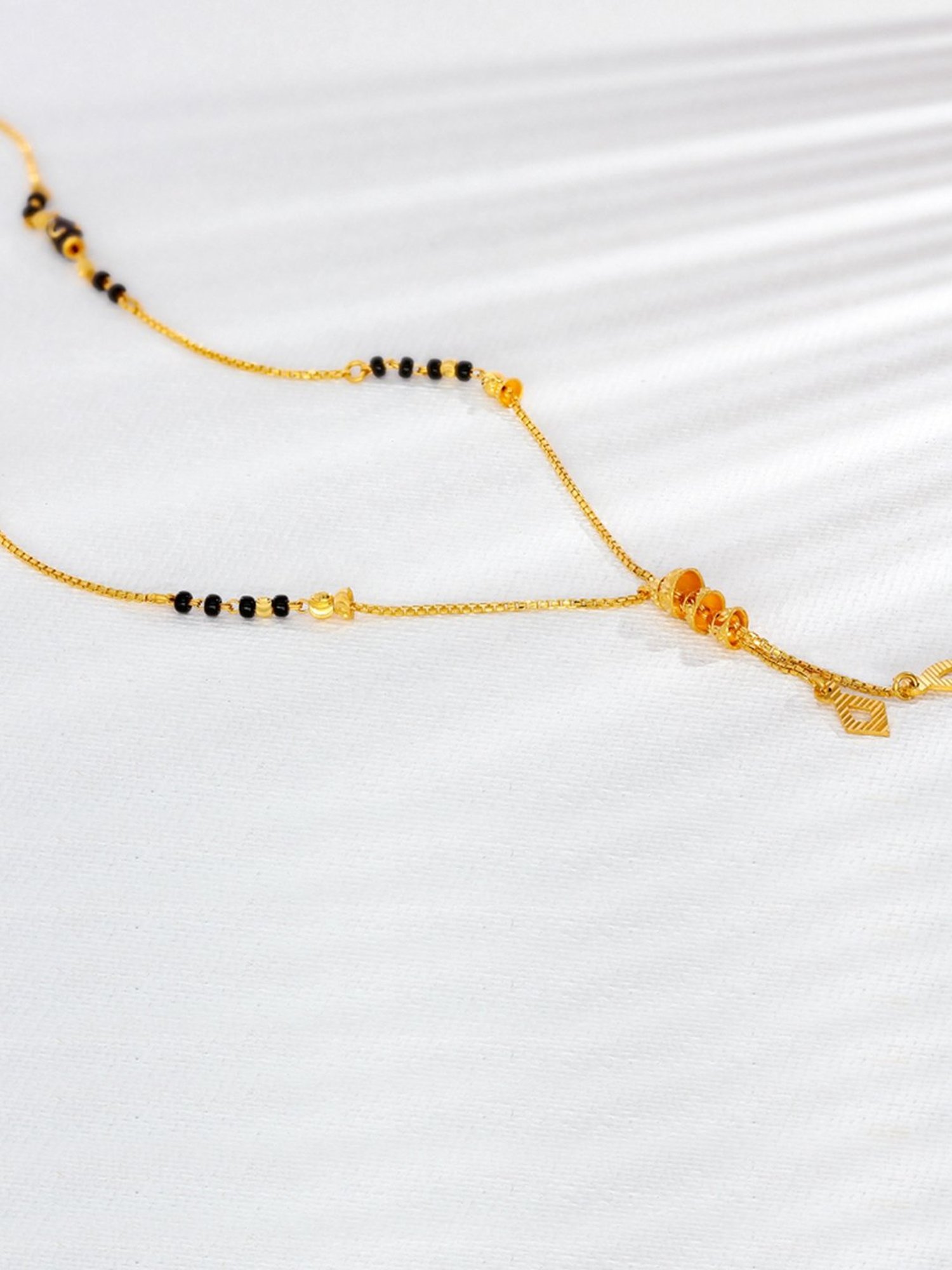 P.N.Gadgil Jewellers Gold Blessed Couple Mangalsutra For Women