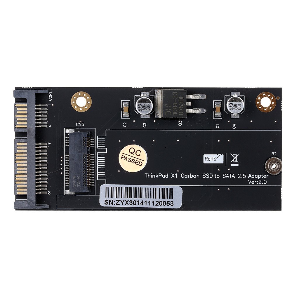 20+6 Pin SSD to SATA 2.5" Adapter Card Converter For Lenovo Thinkpad X1 Carbon