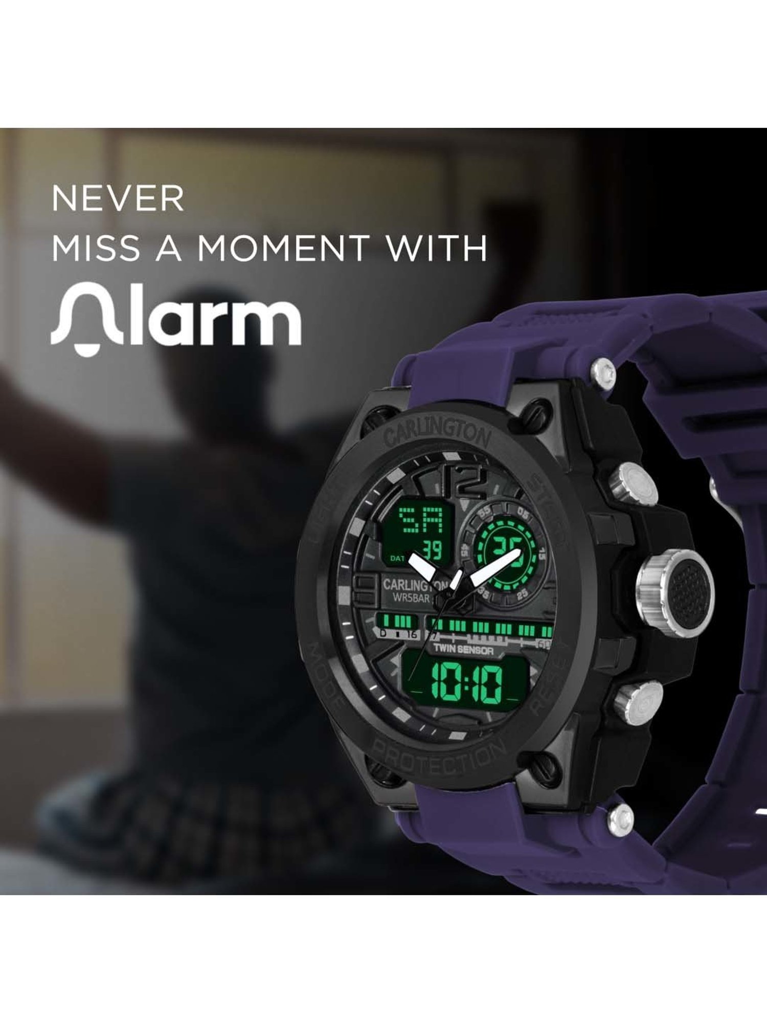 CARLINGTON Endurance 3377 Analog-Digital Watch for Men