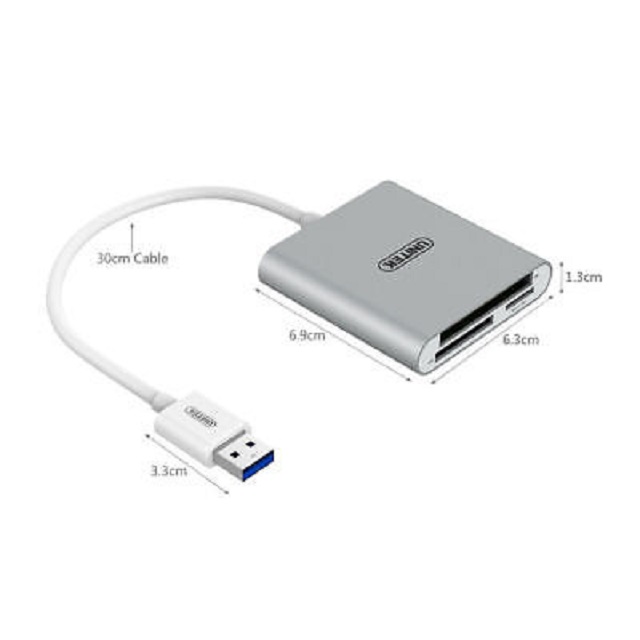UNITEK USB 3.0 Multi Memory Card Reader for CF SD Micro SD SDHC SDXC Adapter